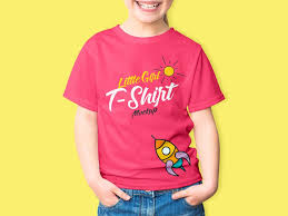 Free Little Girl T Shirt Mockup Psd Shirt Mockup Girls Tshirts Tshirt Mockup
