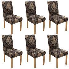 Dining table chair covers set of 6. Astoria Grand Box Cushion Dining Chair Slipcover Reviews Wayfair