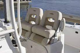 Even smaller center console boats such as the barker 26 open now offer posh perches for captains at the wheel. Outboard Center Console Boat 277cc Cobia Twin Engine Sport Fishing With T Top