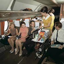 Monarch Airlines Bristol Britannia Inflight Dutyfree Unlimited Legroom Behind The Bulkhead Many Thanks To Monarch Airlines Vintage Airlines Flight Attendant