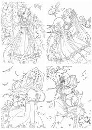 Click on the thumbnail of the picture that you want to print, you will get a page with the larger picture and click on the inscription: 653 Chinese Anime Portrait Coloring Book Vol 26 Anicent Lolita Sweet Girl Portraits Kayliebooks