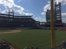 Citizens Bank Park Section 107 Row Rail Seat Srp