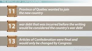 The Articles Of Confederation Summary Analysis
