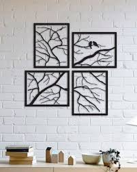 Special Design Tree Branches With Lovely Birds Each Piece Is 50x40 Or 40x32 Depending On Product Size Rustic Wall Decor Unique Wall Decor Wall Decor Design