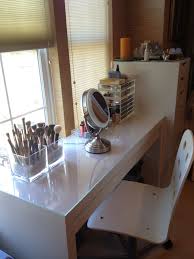 Ikea Malm Dressing Table Used As Makeup Vanity Chair Is Also From Ikea Rangement Makeup Maison Rangement