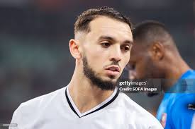 Amine Gouiri of FC Stade Rennais seen during the UEFA Europa League... News  Photo