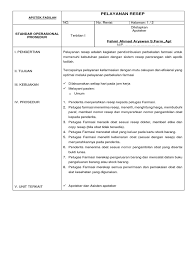 Sop apotek kimia farma pdf. Sop Apotek