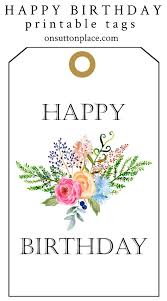Happy Birthday Free Printable Gift Tags Happy Birthday Free Printable Birthday Gift Tags Printable Happy Birthday Printable