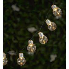 Create a happy vibrant atmosphere with festoon lights in your garden, warm big bulb ambient light will transform any. Wilko Solar Frosting White String Lights Wilko