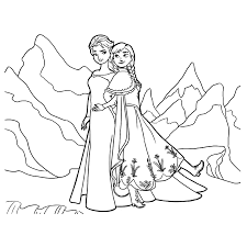 Leuk Voor Kids Elsa En Anna Frozen 0010 Frozen Coloring Frozen Coloring Pages Disney Coloring Pages