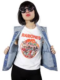 Ramones Rock N Roll High School Girls T Shirt