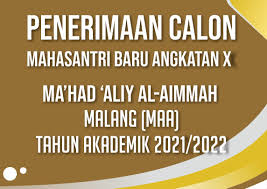 Khusus pendaftaran jalur mandiri program diploma dan sarjana tahun 2021 dapat dilakukan melalui laman  utbk.unud.ac.id  helpdesk info registrasi : Penerimaan Mahasantri Baru Ma Had Aliy Al Aimmah Malang 2021 2022 Ma Had Aliy Al Aimmah