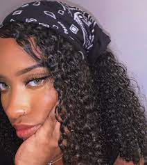 You Know How We Do It Swipe For A Video On How I Do The Bandana Hairstyle Contacts Fro Curly Hair Styles Naturally Natural Hair Styles Curly Hair Styles