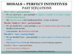 Complete the sentences using perfect modals. Using Perfect Infinitives With Modal Verbs English Grammar Eslbuzz Learning English