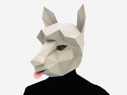 Making a mask is a fun, easy and inexpensive way for adults or children to prepare for halloween or a masquerade party. Diy Llama Mask 3d Paper Craft Template Halloween Mask Etsy