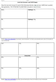 Phet Molecular Geometry Worksheets Teaching Resources Tpt