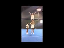 Advanced Cheerleading Stunt Progression Shoulder Stand Youtube Cheerleading Stunt Cheer Stunts Cheerleading