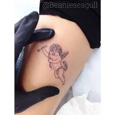 Cherub by california tattoos, inc. Alchemy Tattoo Itty Bitty Cherub By Sean Arnold Cherubtattoo