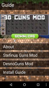 Click the download link for the mod. 3d Guns Mod For Minecraft Pro For Android Apk Download