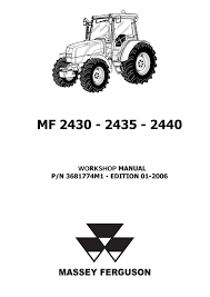 Whether it is a vintage or a modern tractor you should be able to identify the part by make and application. Massey Ferguson Mf 2400 Utility Series Mf 2430 Mf 2435 Mf 2440 Tractor Service Manual Pdf Download By Heydownloads Issuu