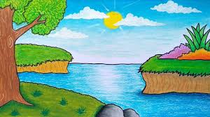 17 contoh gambar pemandangan alam gunung pantai luat pedesaan. Keren Bagus Menggambar Pemandangan Pantai Menggambar Matahari Terbit Belajar Menggambar Dan Mewarnai Mudah Cara Hebat Di 2020 Rabab Minangkabau