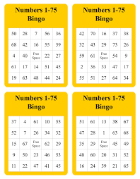 20, 50, 200, 500, 1000. 10 Best Printable Bingo Numbers 1 75 Printablee Com