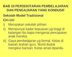 Salam sejahtera kepada para pembaca. Bab 10 Persekitaran Pembelajaran Dan Pengajaran Yang Kondusif