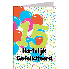 Hiep Hiep Hoera 15 Jaar Feestartikelen Bestellen 15 Jaar Verjaardag