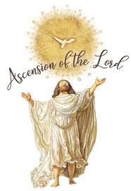 The act or process of ascending; Ascension Header Jesus Diocesan
