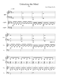 Playing the guitar is a great hobby and being able to start a collection of guitar sheet music of your favorite songs is easy as. Unlocking The Mind Sheet Music For Piano Violin Cello Piano Trio Download And Print In Pdf Or Midi Free Sheet Music Musescore Com
