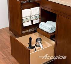 Accuride Sliding Hardware For Your Homescape In Effortless Motion Domestic Residential Solutions Easy Bathroom Organization Space Saving Storage Drawer Slides