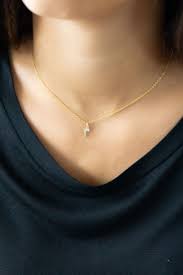 Gold Lightning Bolt Necklace Gold Necklace Gold Flash Etsy Lightning Bolt Necklace Gold Charm Necklace Necklace