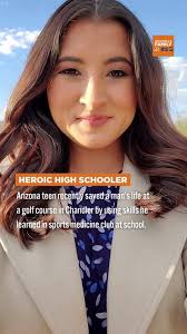 Gabe Castro, a sophomore at Perry High School, is being praised for his  life-saving efforts at a Chandler golf course.