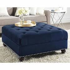 Charlize Blue Ottoman Capitoneado Decoracion De Unas Pisos