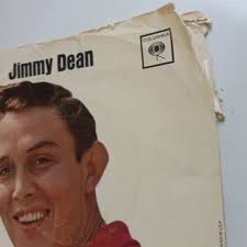 Jimmy Dean Steel Men And Little Bitty Big John 45 RPM Columbia Records