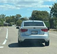 Stolen silver Kia spotted on west side