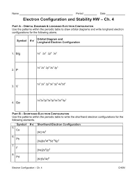 Check spelling or type a new query. Electron Configuration Worksheet