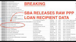 If the following statements apply to your business, you are eligible to apply for your first ppp loan in 2021. Sba Releases Raw Ppp Recipients Data Here S Who Got The Money Youtube