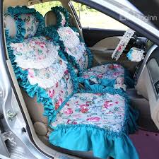 New Style Lace Border And Flower Pattern Car Seat Cover Beddinginn Com Car Seats Carseat Cover Car Seat Cover Pattern