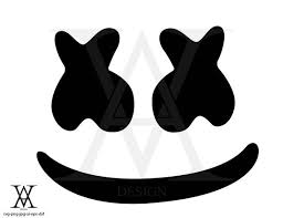 Download wallpaper 1080x1920 marshmello, music, hd, 4k, dj images, backgrounds, photos and pictures for desktop,pc,android,iphones. Dj Marshmello Face Silhouette Clipart Vector Instant Etsy