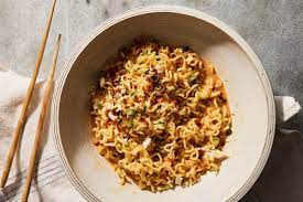 Instant Ramyun Carbonara Recipe On Food52 Recipe In 2021 Tasty Pasta Easy Carbonara Recipe Food 52
