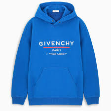 Givenchy Light Blue Address Hoodie Thedoublef