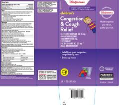 Mucus Congestion And Cough Relief Childrens Liquid Walgreens