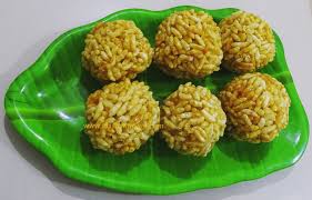Mamra Na Laddo Murmura Laddu Jaggery Puffed Rice Balls Recipe Kurmura Laddu Indian Sweets Puffed Rice Recipes Balls Recipe