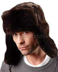 Sheared Beaver Full Fur Russian Hat For Men Fur Hat Men Russian Hat Hat For Man