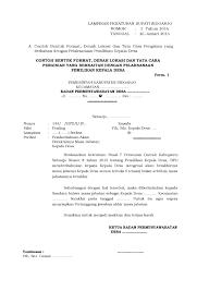 Contoh Surat Pernyataan Bersama Calon Kepala Desa