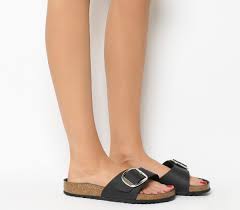 Birkenstock madrid 38 (eher 39) schmal in raspberry wine. Birkenstock Madrid Big Buckle Sandals Black Sandalen