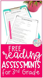 Get instant access to a wide variety of free printable educational resources, including worksheets, puzzles, games, calendars, and more! Third Grade Reading Pre And Post Assessments Freebie Third Grade Reading Teaching Third Grade Third Grade Activities