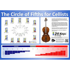 Circle Of Fifths Cello Poster