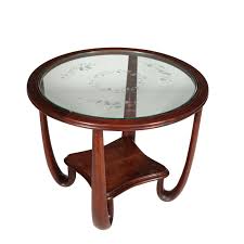 Round Coffee Table Vintage Italy 1940s 1950s In 2020 Coffee Table Vintage Glass Top Coffee Table Wooden Coffee Table
